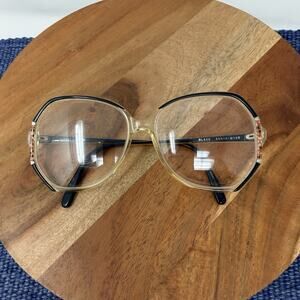 Adonna Eyeglasses Frame JASON 135mm Full Rim Black #140 VTG RARE